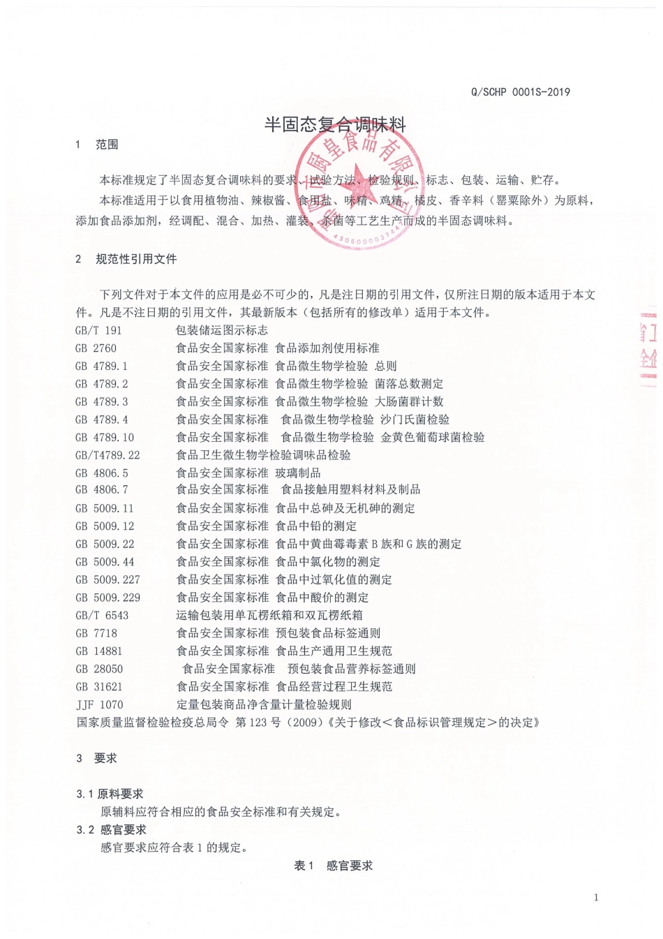 QSCHP 0001 S-2019 半固态复合调味料.pdf_第3页
