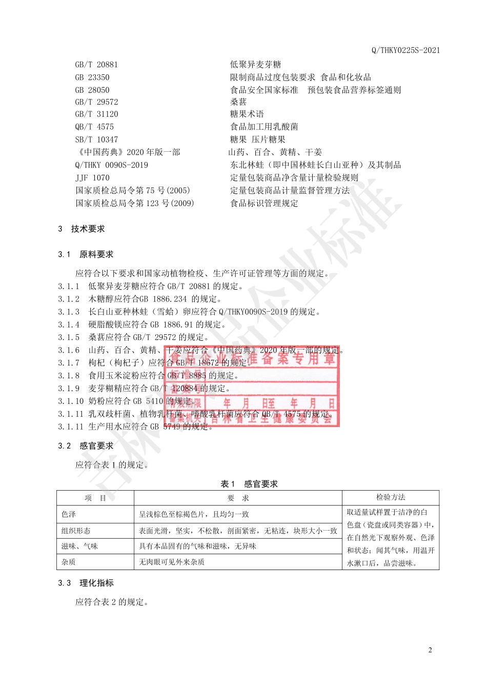 QTHKY 0225 S-2021 林蛙卵片压片糖果I.pdf_第3页