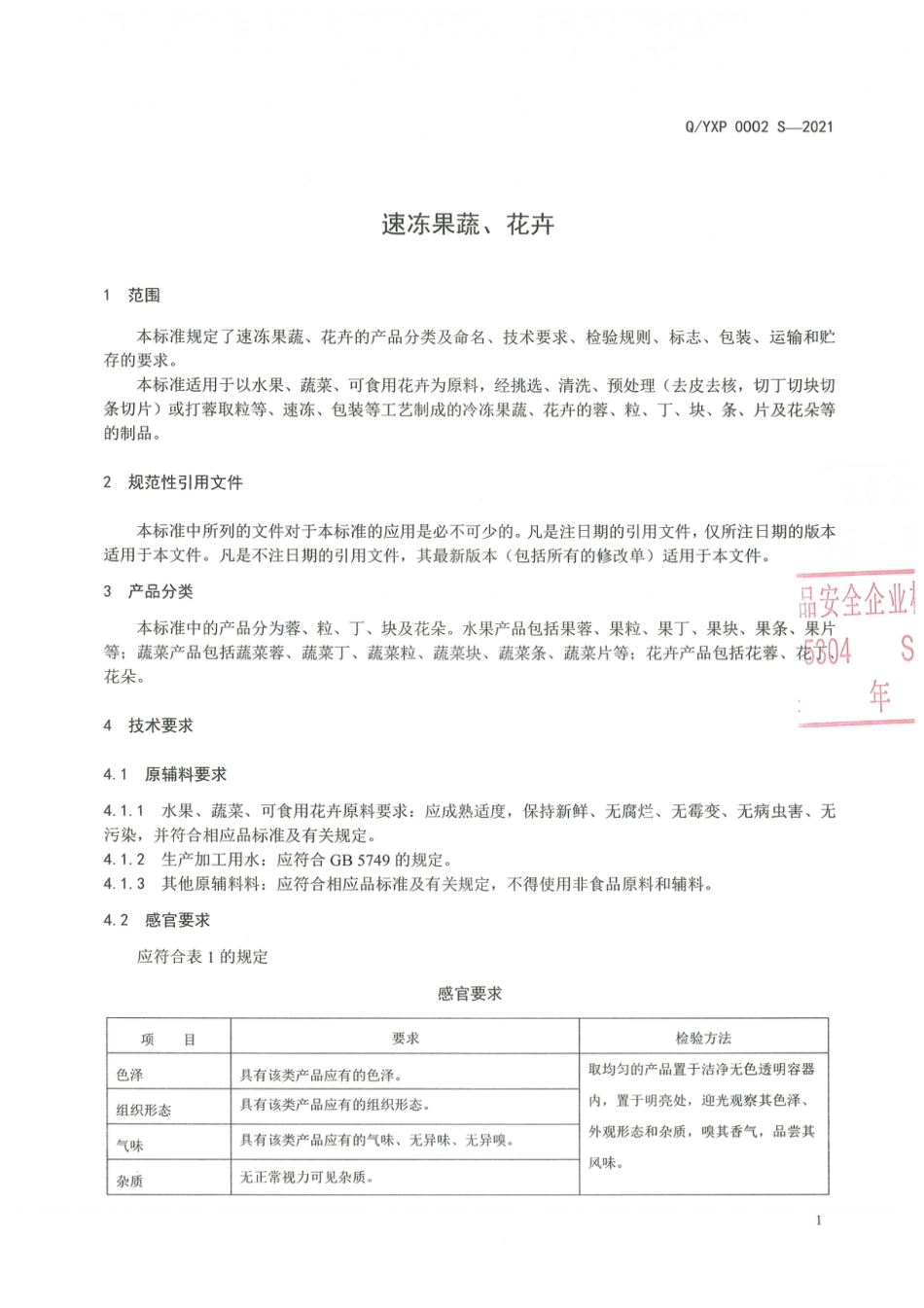 QYXP 0002 S-2021 速冻果蔬、花卉.pdf_第3页