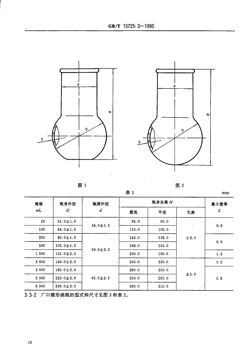 GBT 15725.3-1995 实验室玻璃仪器 广口烧瓶.pdf_第3页