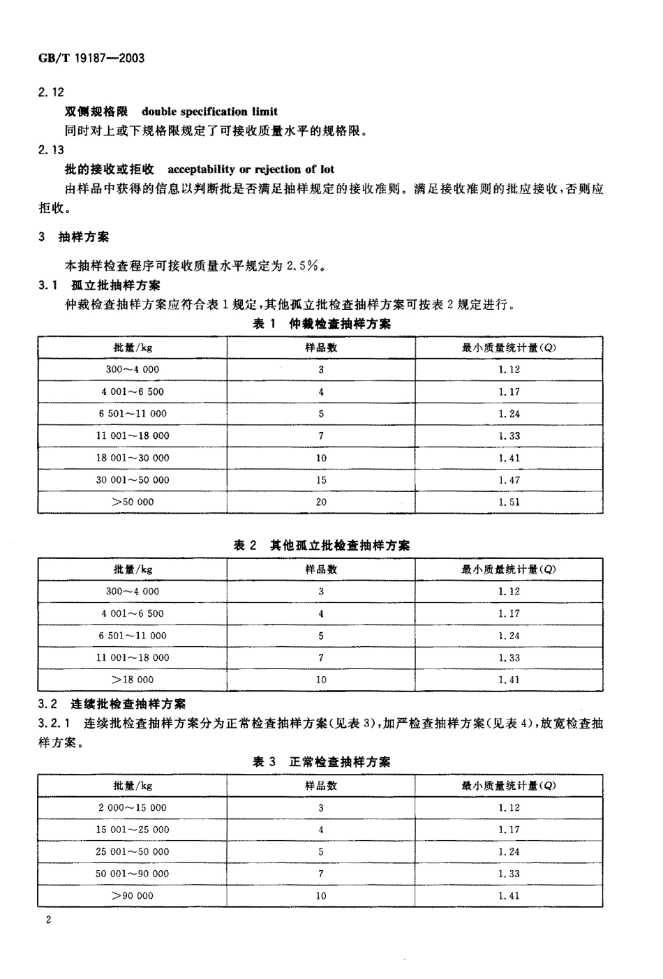GBT 19187-2003 合成生胶抽样检查程序.pdf_第3页