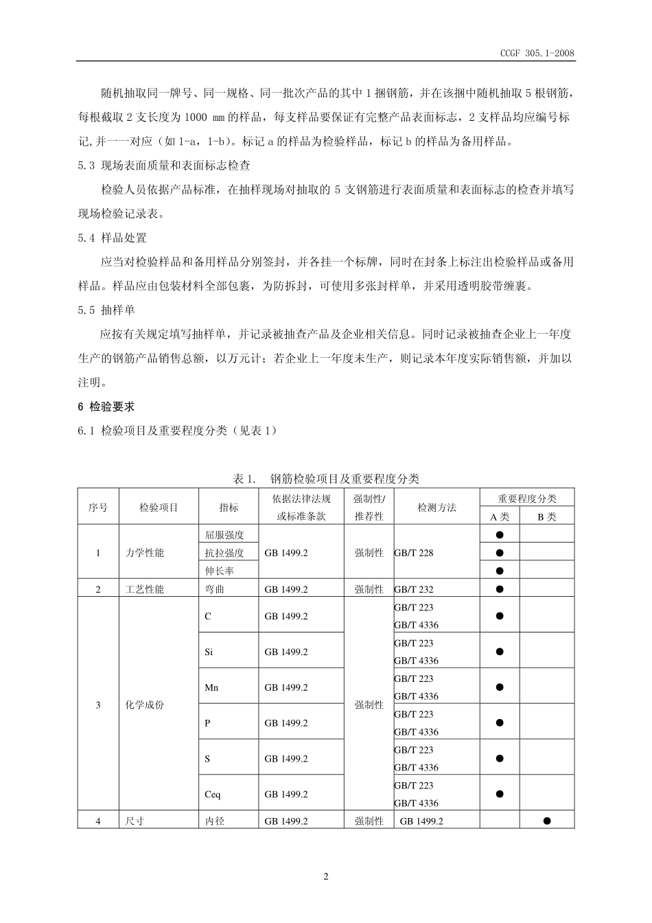 CCGF 305.1-2008 热轧带肋钢筋.pdf_第3页