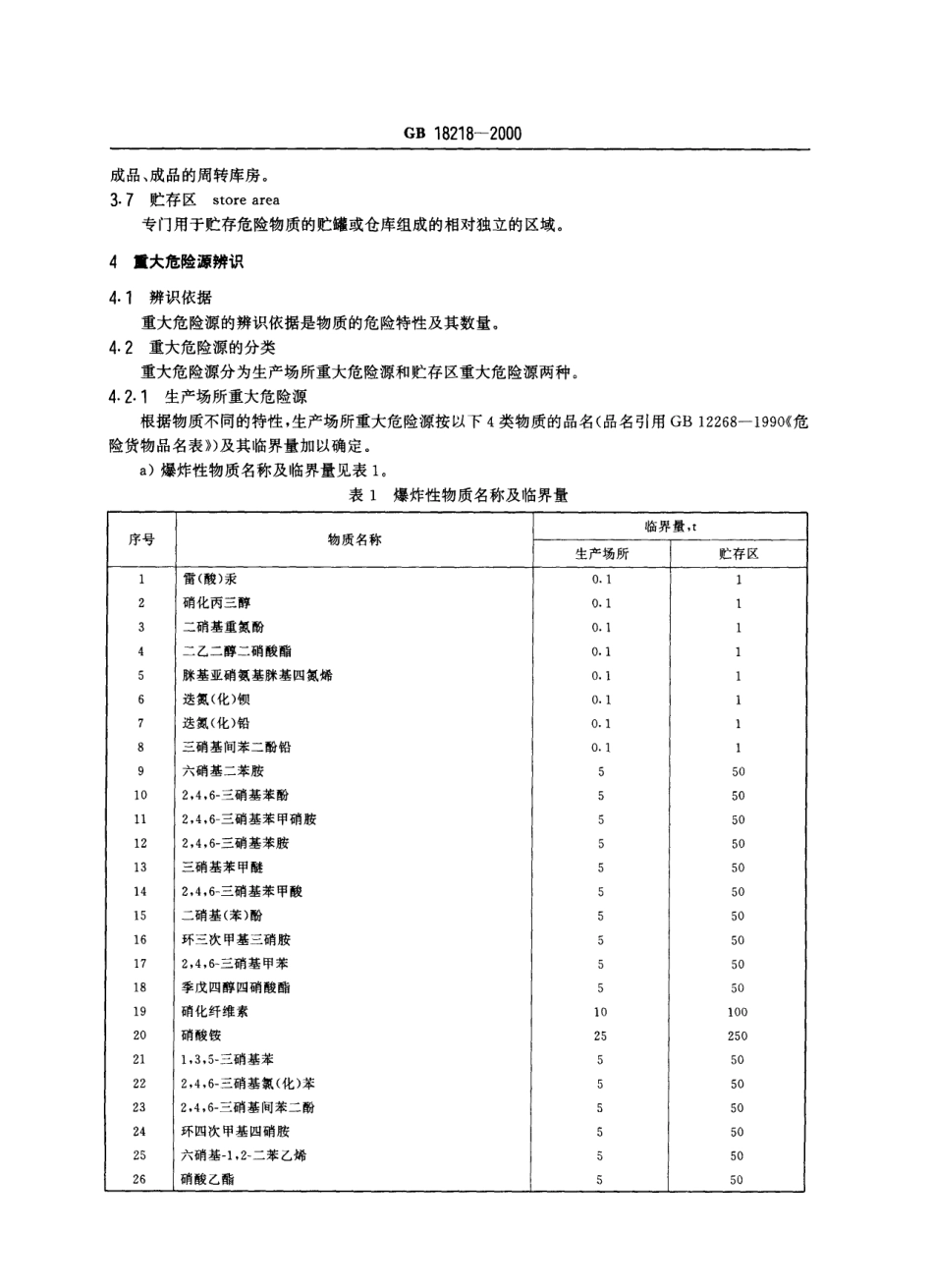 GB 18218-2000 重大危险源辨识.pdf_第3页