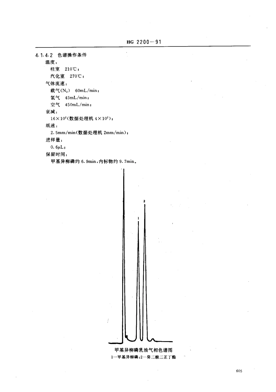 HG 2200-1991 甲基异柳磷乳油.pdf_第3页