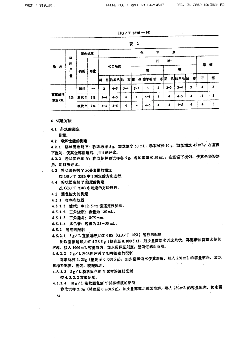 HGT 2670-1995 固色剂Y.pdf_第2页