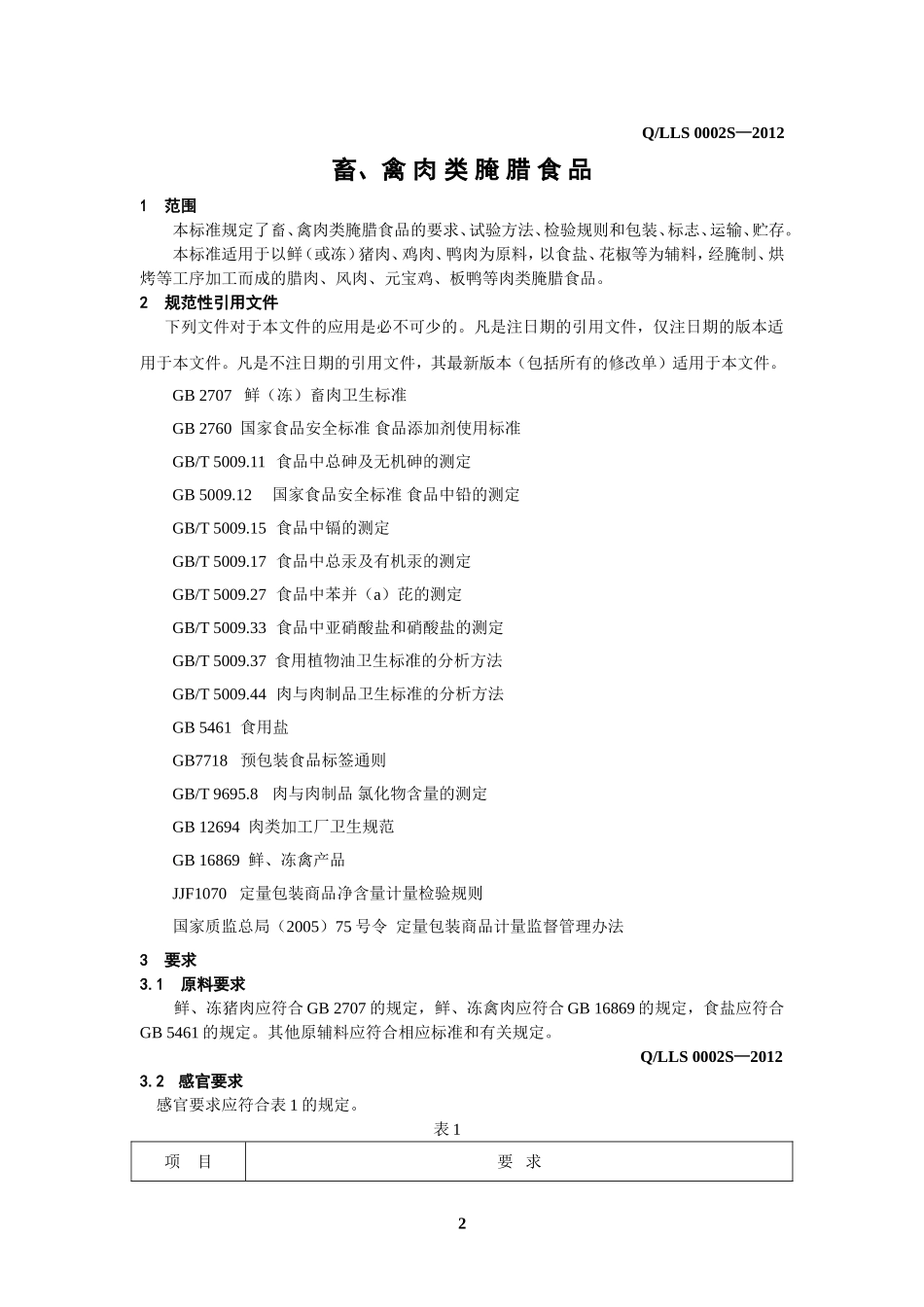 QLLS 0002 S-2012 贵州刘老四新食品有限公司 畜、禽肉类腌腊食品.doc_第3页