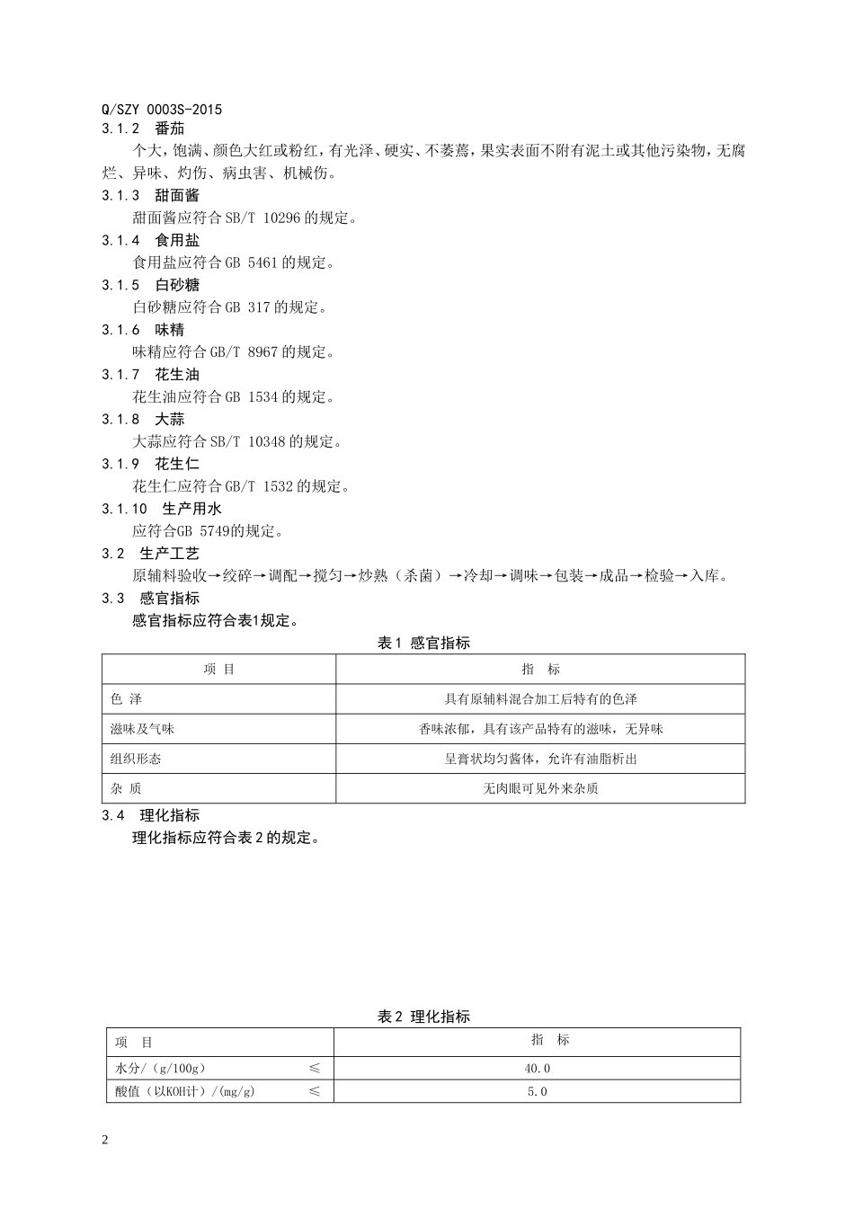 QSZY 0003 S-2015 山东中源生物科技有限公司 半固态调味料.doc_第3页