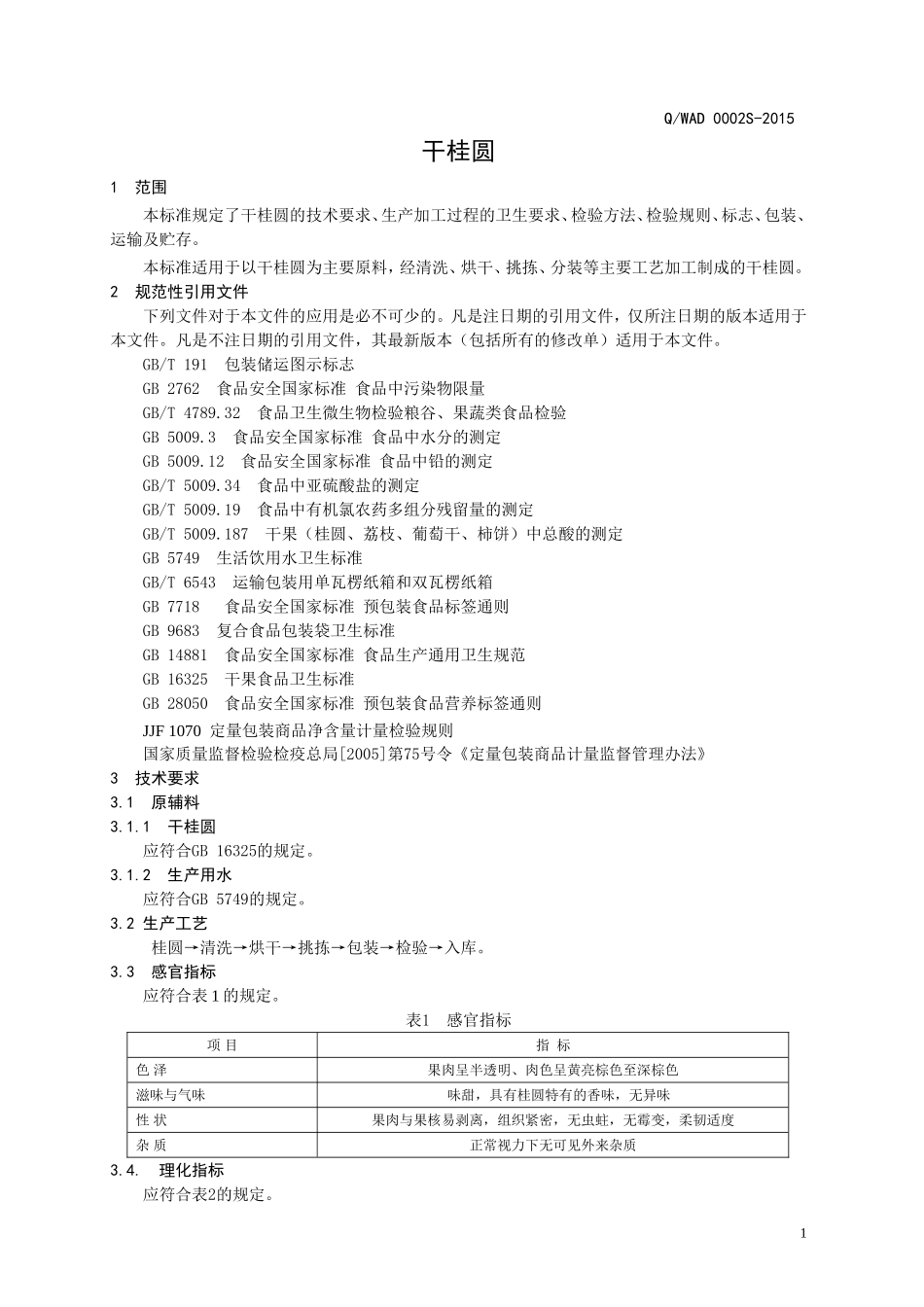 QWAD 0002 S-2015 无棣安德食品有限公司 干桂圆.doc_第3页