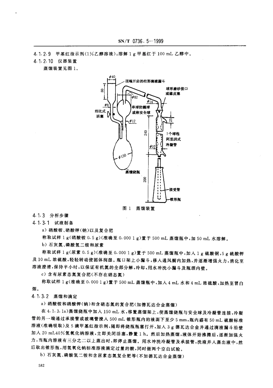 SNT 0736.5-1999 进出口化肥检验方法 氮含量的测定.pdf_第3页