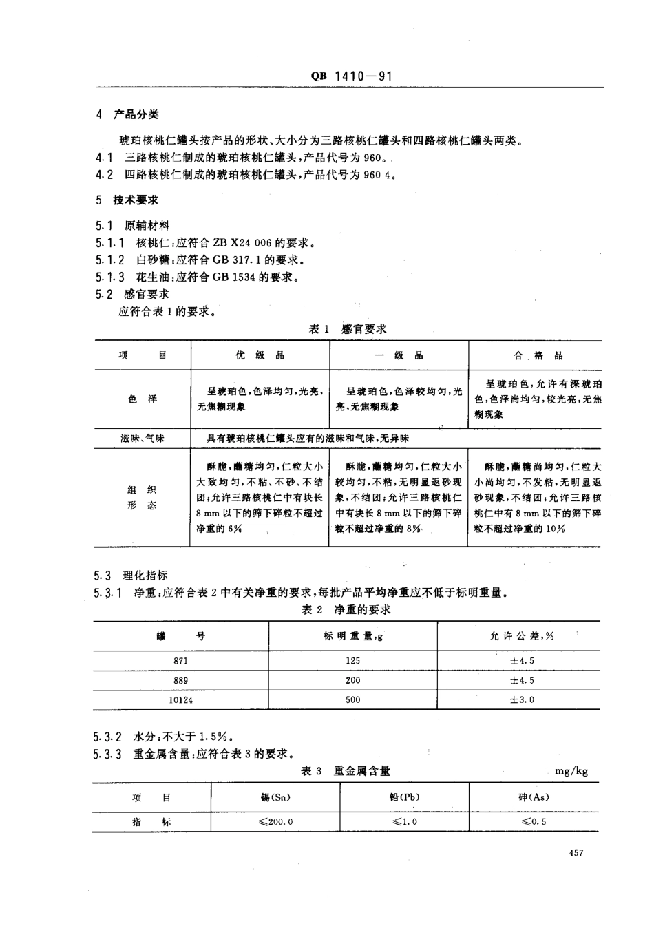 QB 1410-91 琥珀核桃仁罐头.pdf_第2页