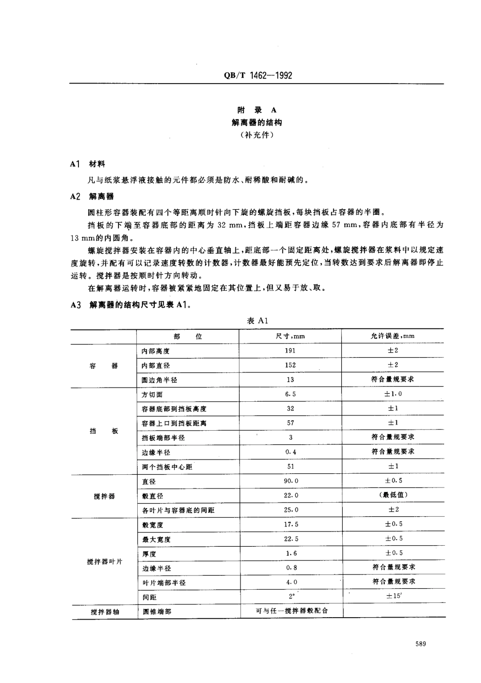 QBT 1462-1992 纸浆实验室的湿解离.pdf_第3页
