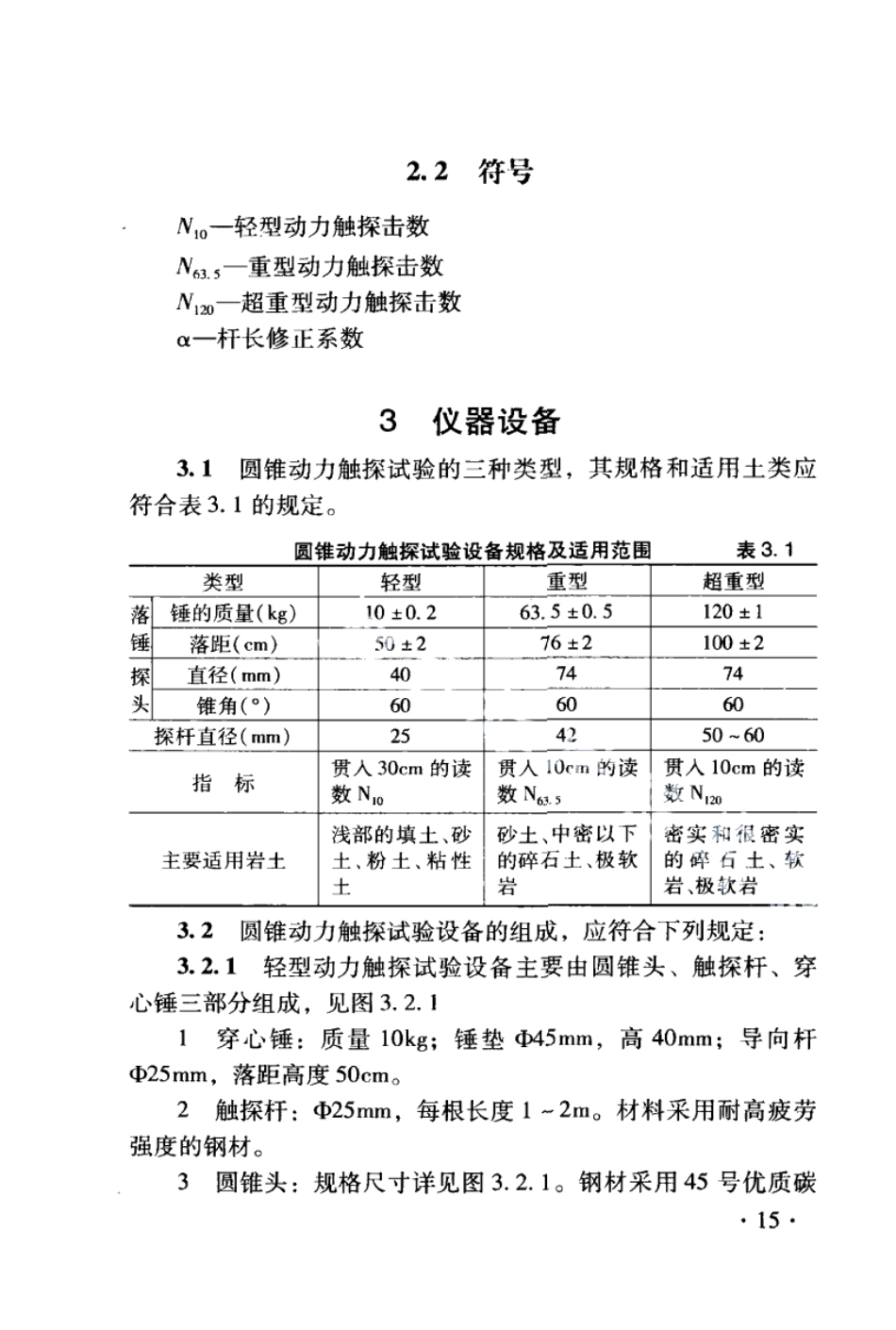 DB21T 1564.2-2007岩土工程勘察技术规程 圆锥动力触探试验规程.PDF_第3页