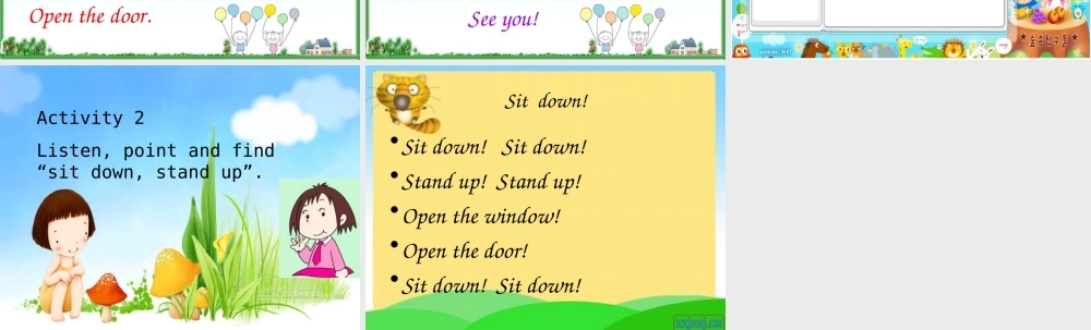 外研版（一起）一上Module 3《Unit 1 Sit down》ppt课件4.ppt