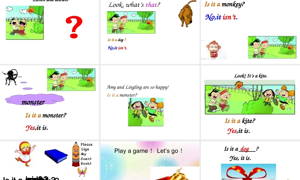 外研版（一起）一上Module 7《Unit 1 Is it a dog》ppt课件2.ppt