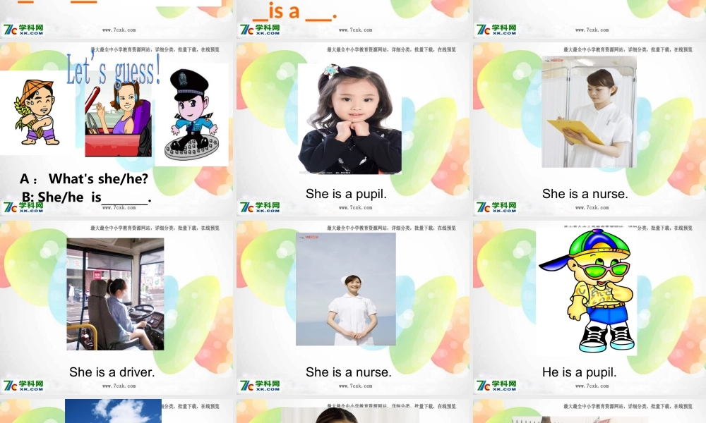 外研版（一起）一下Module 1《Unit 2 She’s a nurse》ppt课件3.ppt