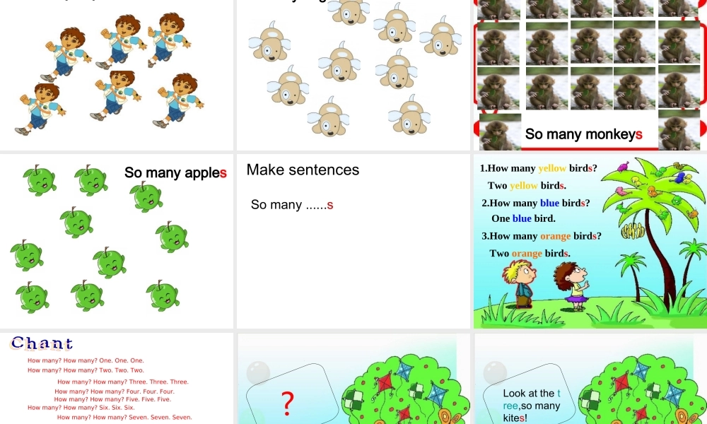 外研版（一起）一下Module 3《Unit 2 How many green birds》ppt课件5.ppt