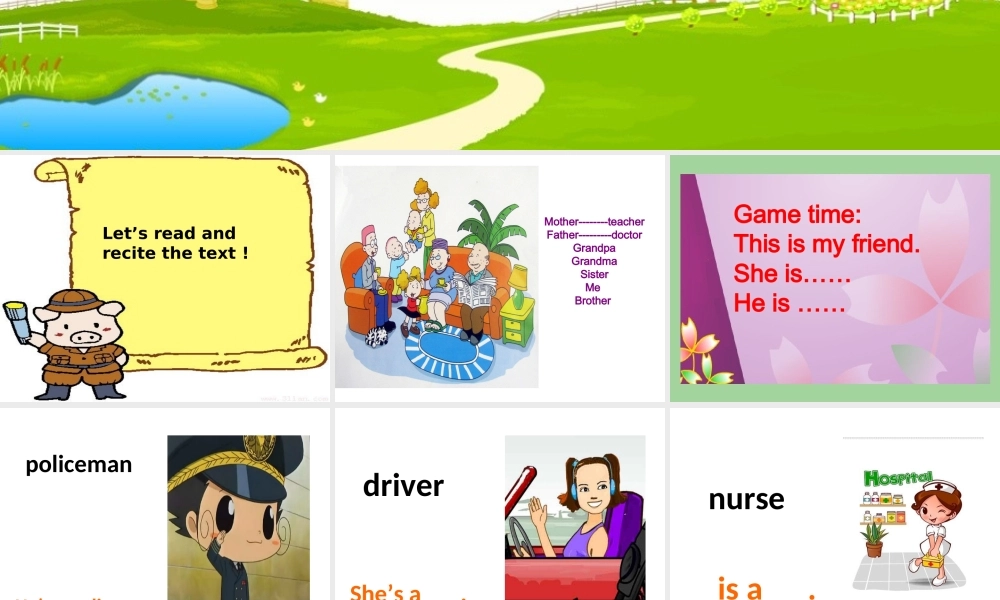 外研版（一起）一下Module 1《Unit 1 He’s a doctor》ppt课件1.ppt