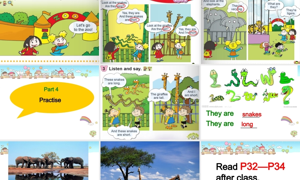 外研版（一起）一下Module 6《Unit 1 These snakes are short》ppt课件5.ppt