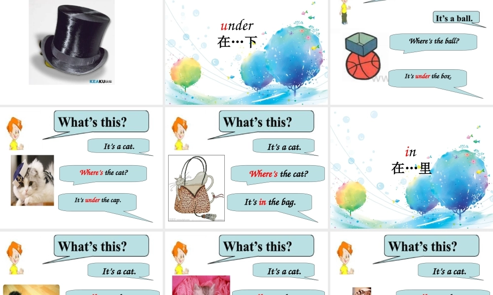 外研版（一起）一下Module 2《Unit 1 Where’s the bird》ppt课件4.ppt