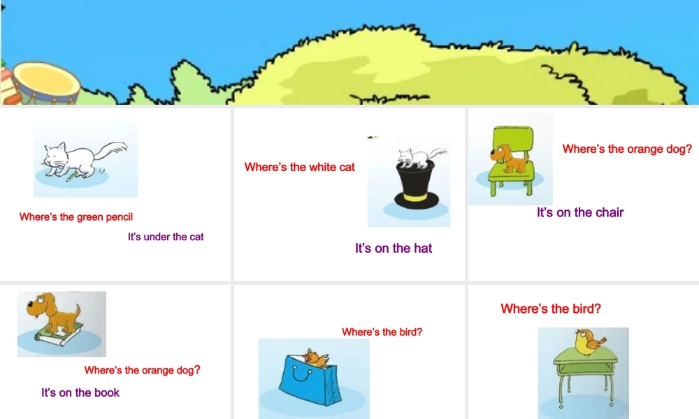 外研版（一起）一下Module 7《Unit 1 There is a cat in the tree》ppt课件5.ppt