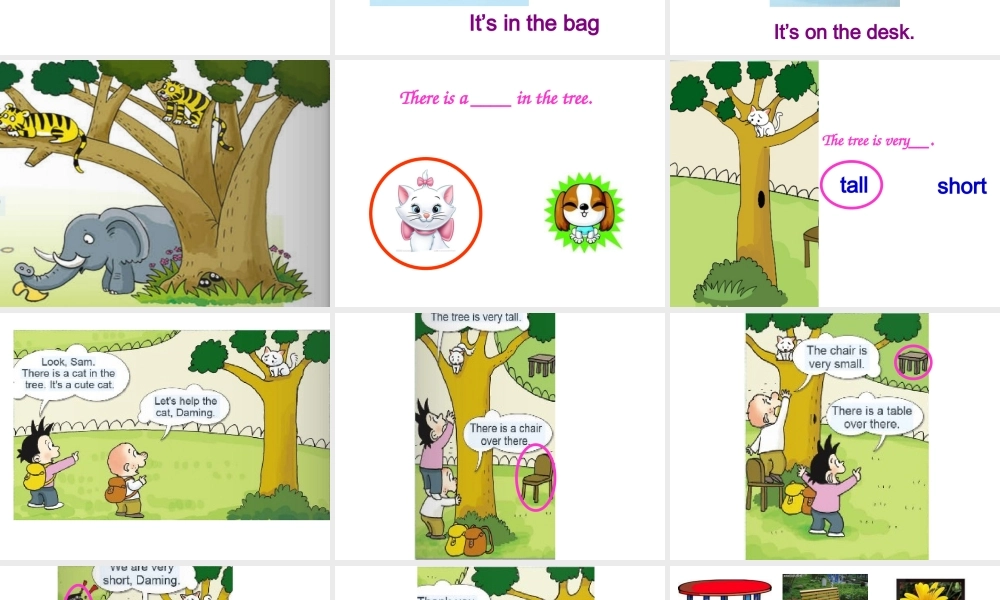 外研版（一起）一下Module 7《Unit 1 There is a cat in the tree》ppt课件5.ppt
