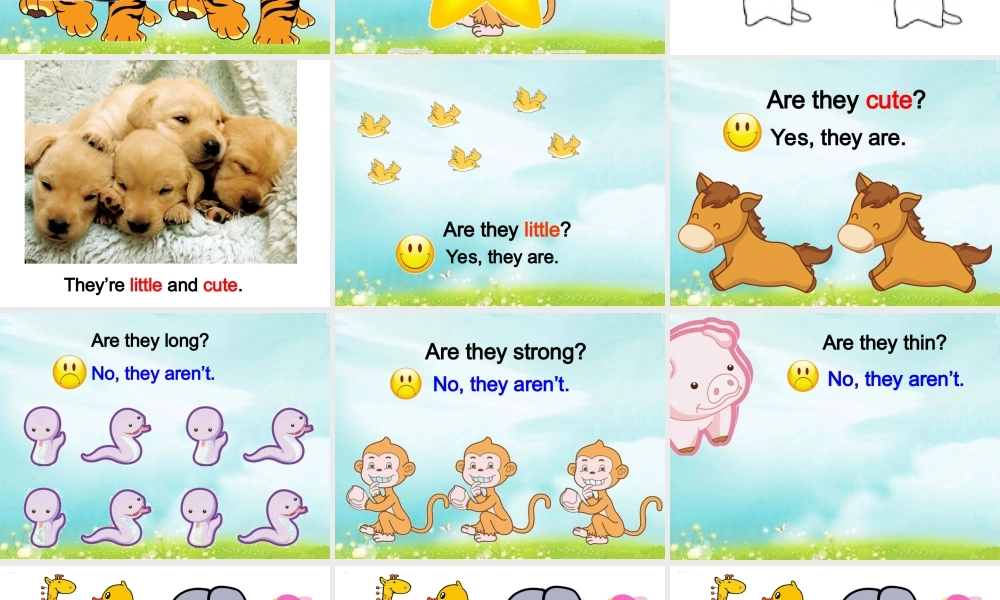 外研版（一起）一下Module 6《Unit 2 They’re little and cute》ppt课件4.ppt