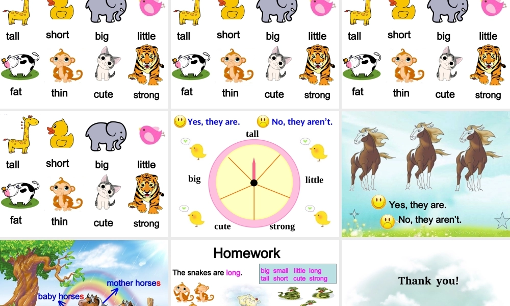 外研版（一起）一下Module 6《Unit 2 They’re little and cute》ppt课件4.ppt