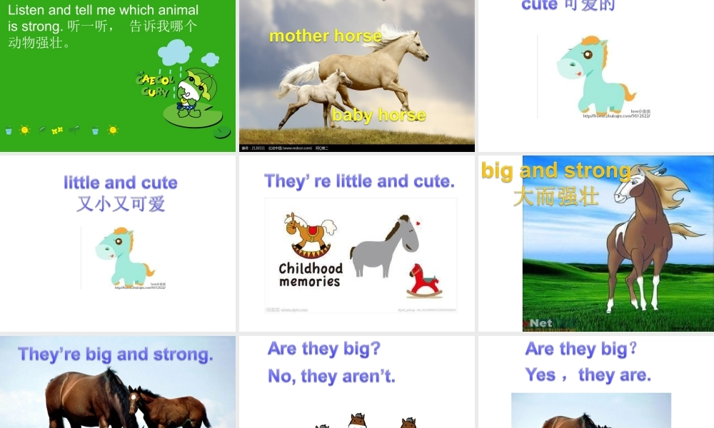 外研版（一起）一下Module 6《Unit 2 They’re little and cute》ppt课件5.ppt
