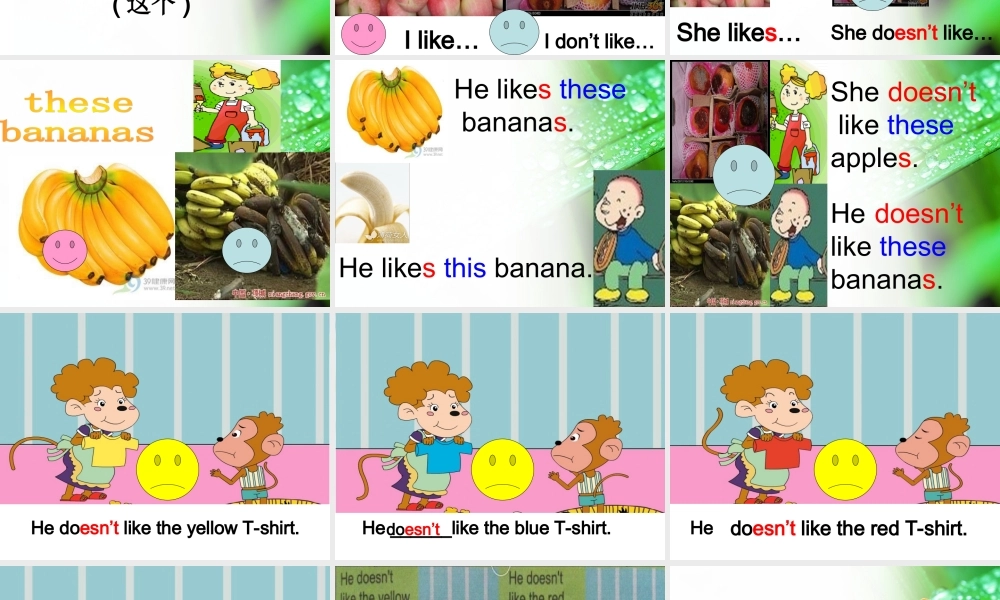 Module 4《Unit 2 He doesn’t like these trousers》ppt课件1.ppt