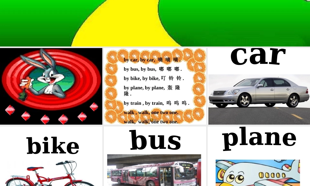 Module 7《Unit 1 How do you go to school》ppt课件2.ppt