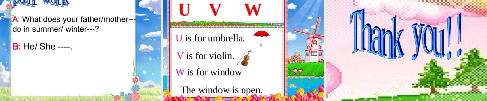 Module 9《Unit 2 What does he do in summer》ppt课件2.ppt