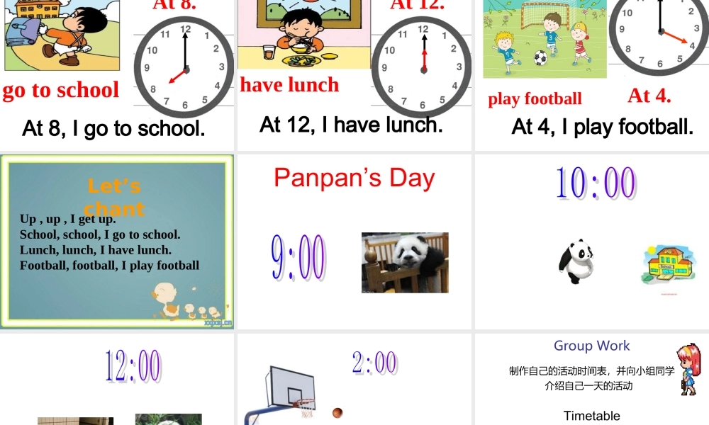 Module 5《Unit 1 At 7, I get up》ppt课件2.ppt