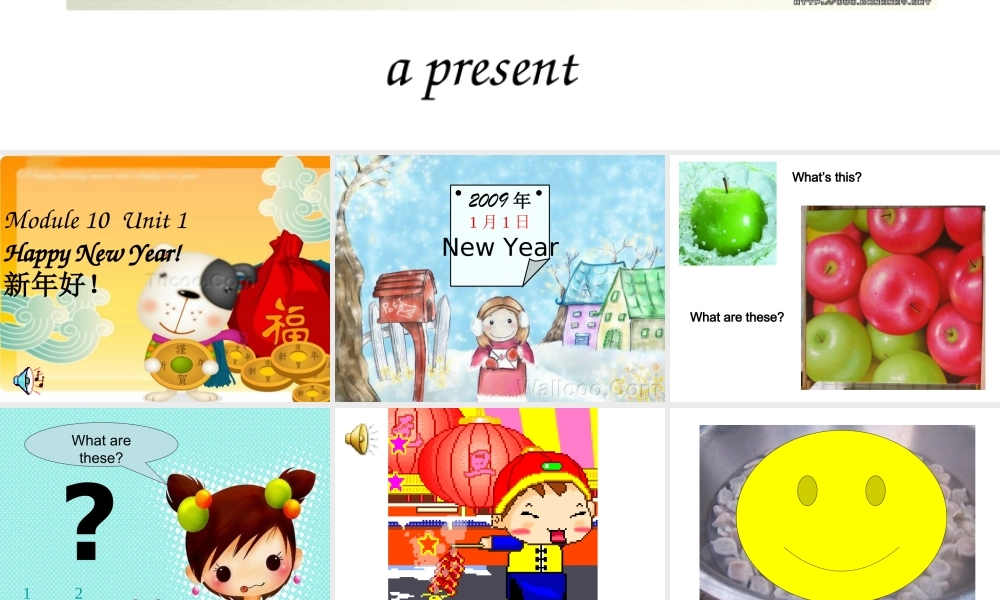 外研版（一起）二上Module 10《Unit 1 Happy New Year》ppt课件2.ppt