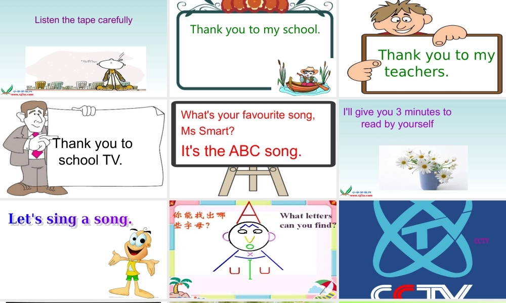 外研版（一起）二上Module 1《Unit 1 I like the ABC song》ppt课件3.ppt