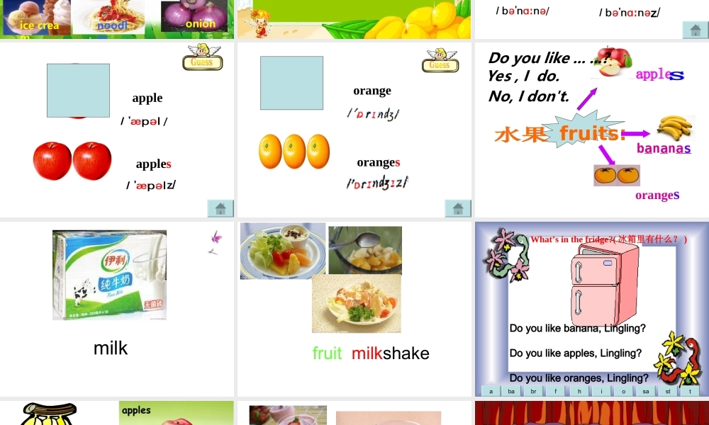 外研版（一起）二上Module 3《Unit 1 Do you like bananas》ppt课件4.ppt