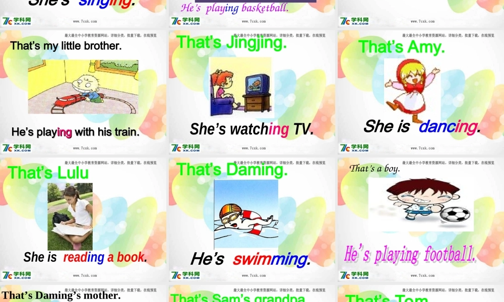 外研版（一起）二下Module 2《Unit 2 I’m drawing a picture》ppt课件4.ppt