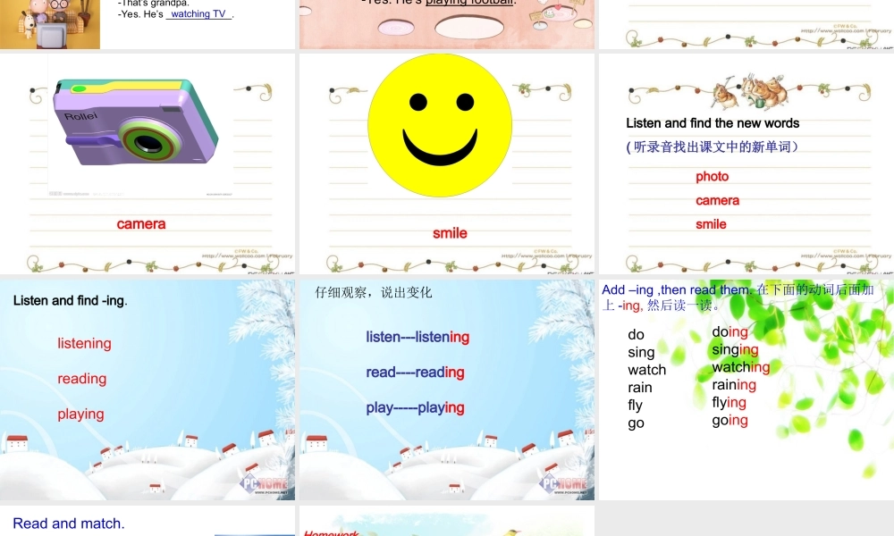 外研版（一起）二下Module 2《Unit 1 She’s listening to the radio》ppt课件2.ppt