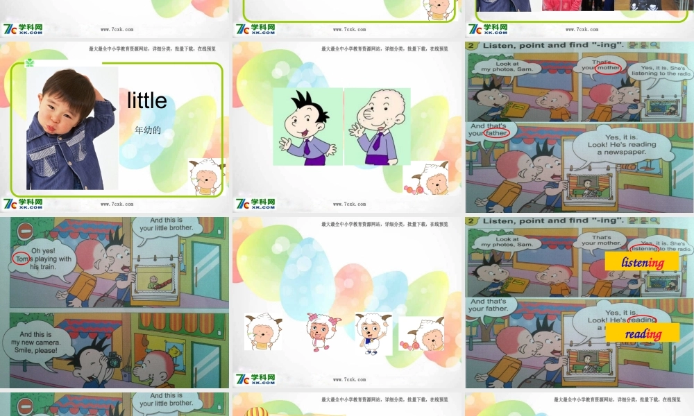 外研版（一起）二下Module 2《Unit 1 She’s listening to the radio》ppt课件1.ppt