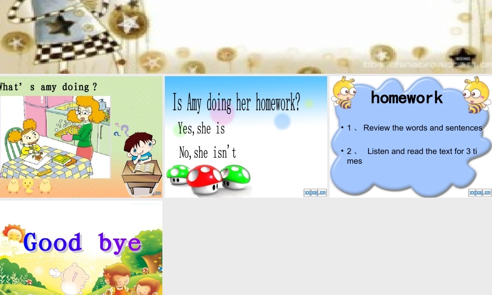 外研版（一起）二下Module 3《Unit 2 Are you doing your homework》ppt课件2.ppt