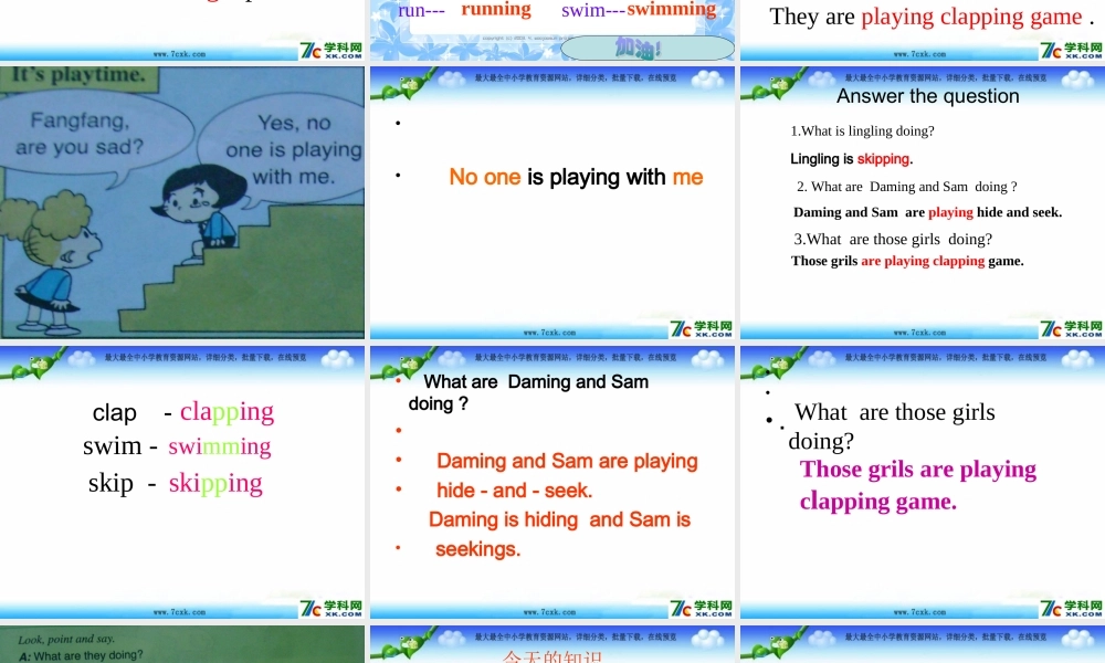外研版（一起）二下Module 5《Unit 1 Lingling is skipping》ppt课件4.ppt