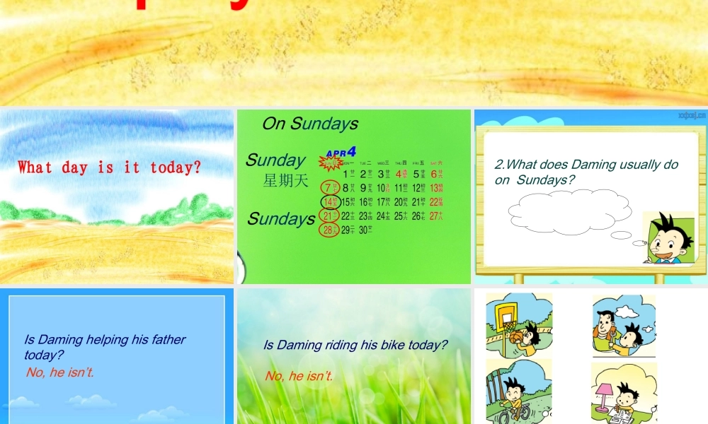 外研版（一起）二下Module 6《Unit 1 I usually play basketball》ppt课件2.ppt