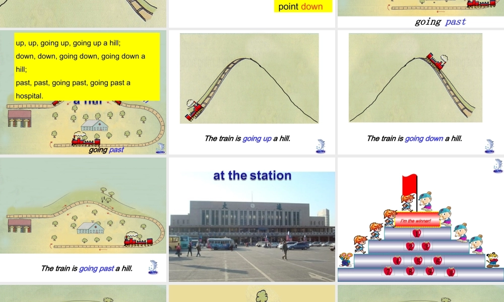 外研版（一起）二下Module 8《Unit 1 The train is going up a hill》ppt课件3.ppt