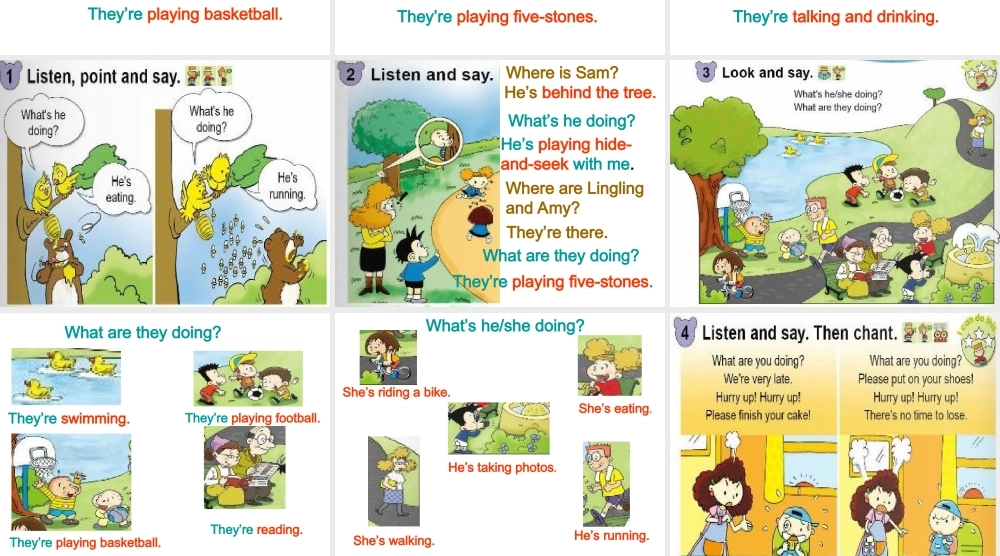 外研版（一起）二下Module 4《Unit 2 What’s he doing》ppt课件2.ppt