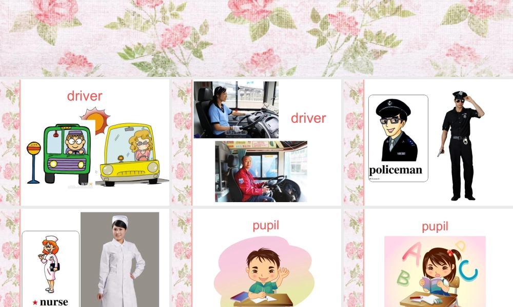 外研版（一起）一下Module 1《Unit 2 She’s a nurse》ppt课件1.ppt