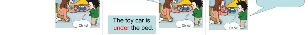 外研版（一起）一下Module 2《Unit 2 The toy car is under the bed》ppt课件2.ppt