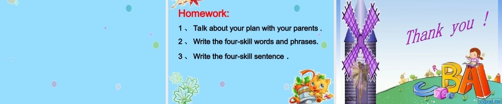 外研版一起小学英语三下《Module 5Unit 2 On Monday,I'll go swimming.》PPT 课件.ppt