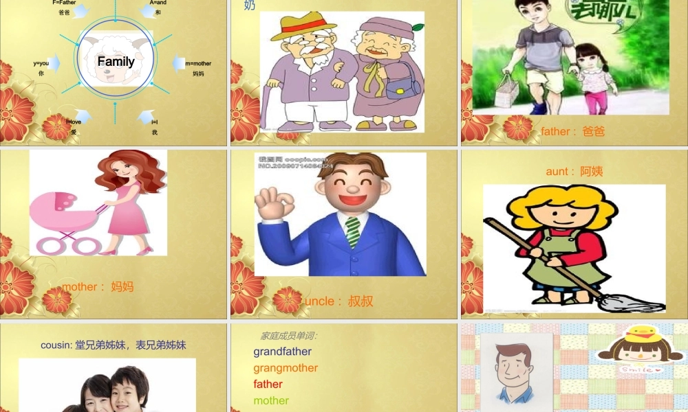 外研版（一起）一上Module 10《Unit 1 That is my father》ppt课件1.ppt