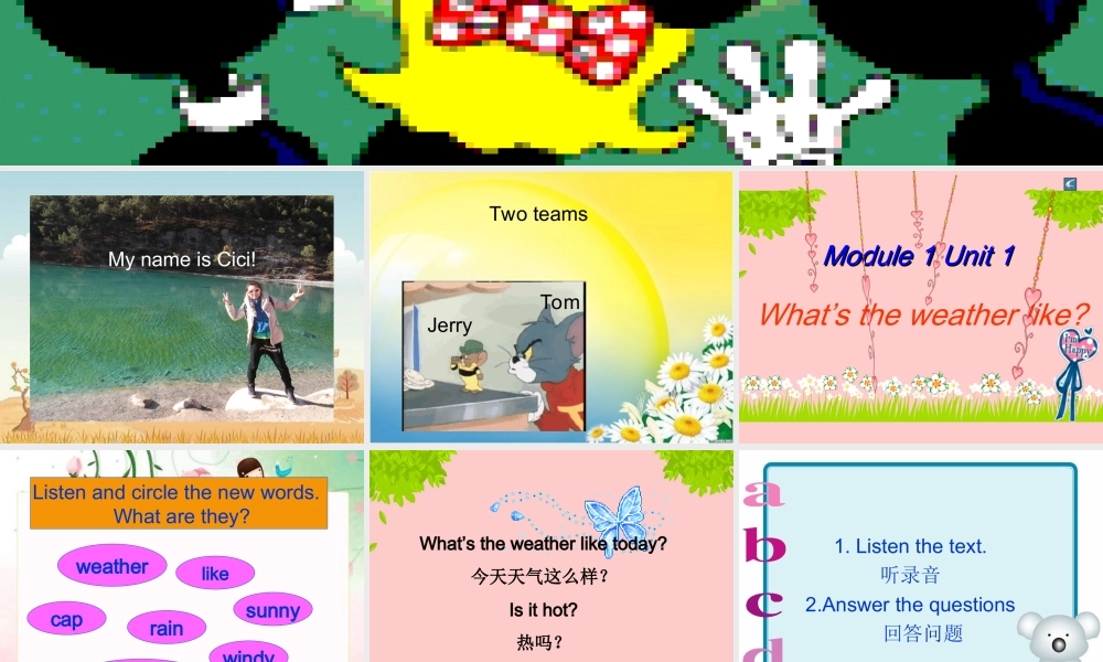 外研版（一起）二下Module 1《Unit 1 What’s the weather like》ppt课件2.ppt