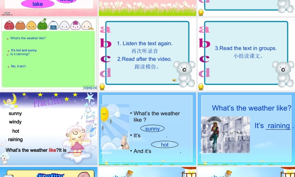 外研版（一起）二下Module 1《Unit 1 What’s the weather like》ppt课件2.ppt