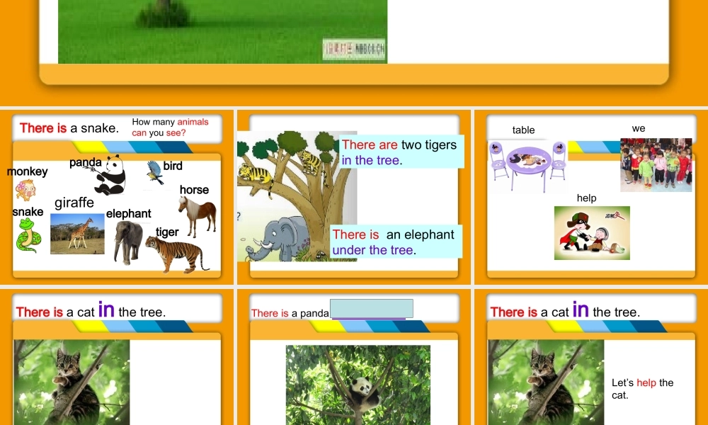 外研版（一起）一下Module 7《Unit 1 There is a cat in the tree》ppt课件1.ppt